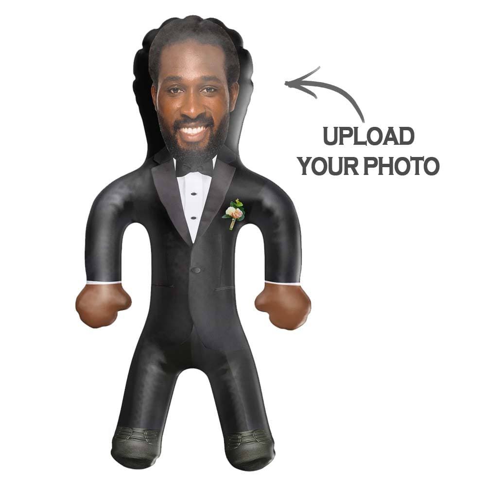 Personalized Groom Blow Up Dolls Unique Bachelorette Party Decor Wedding Gifts - Image 2