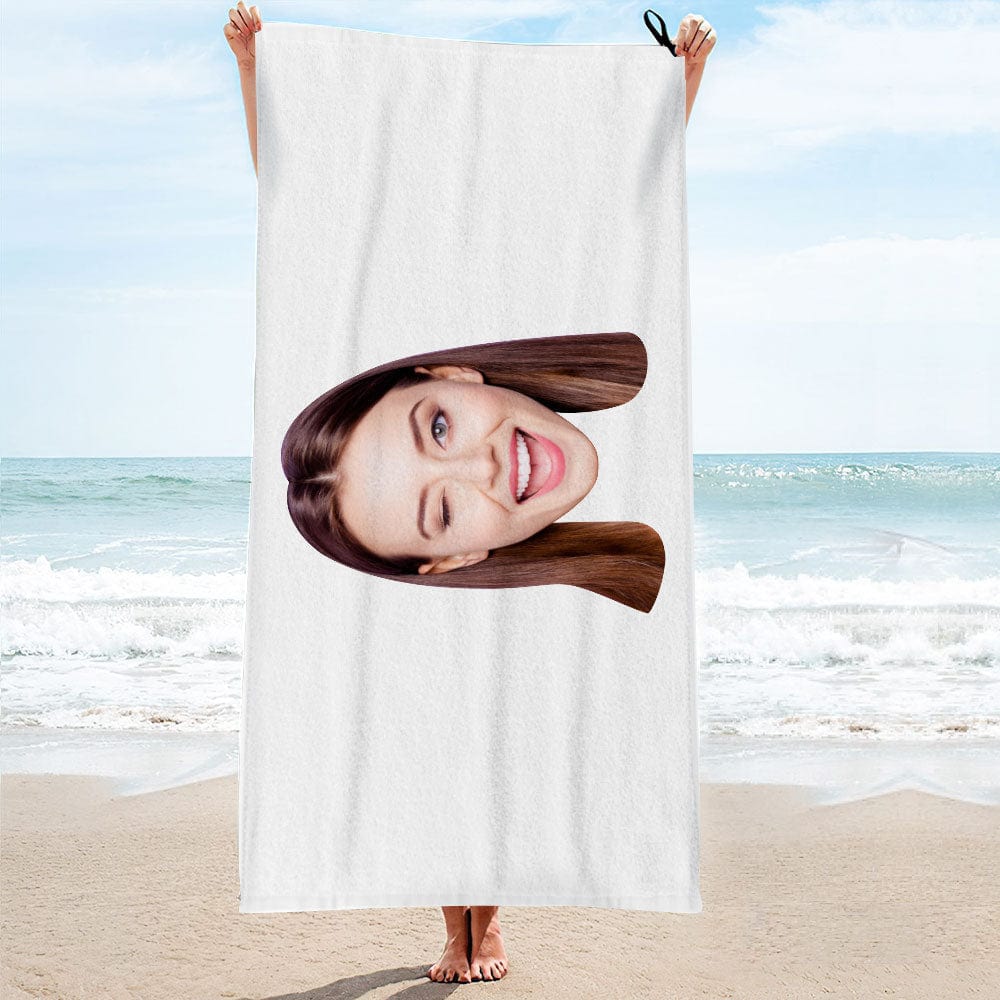 Photo Beach Towel Custom Towel Funny Towel Gift For Her - Image 2