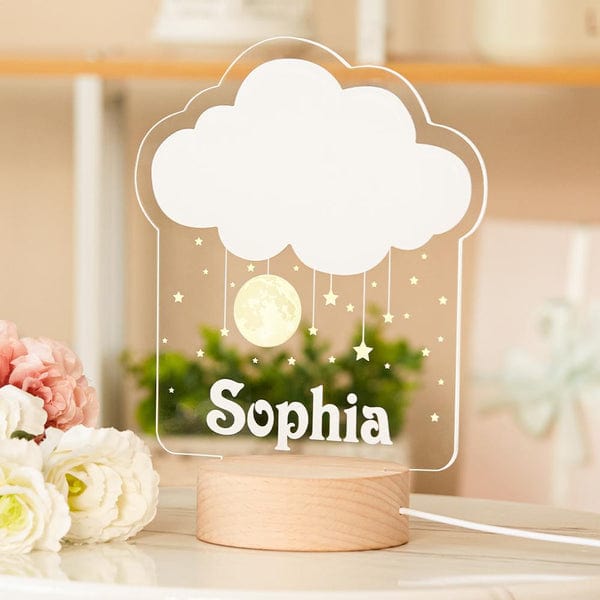 Cutsom Table Lamp with Name Nursery Decor Gifts for Kids