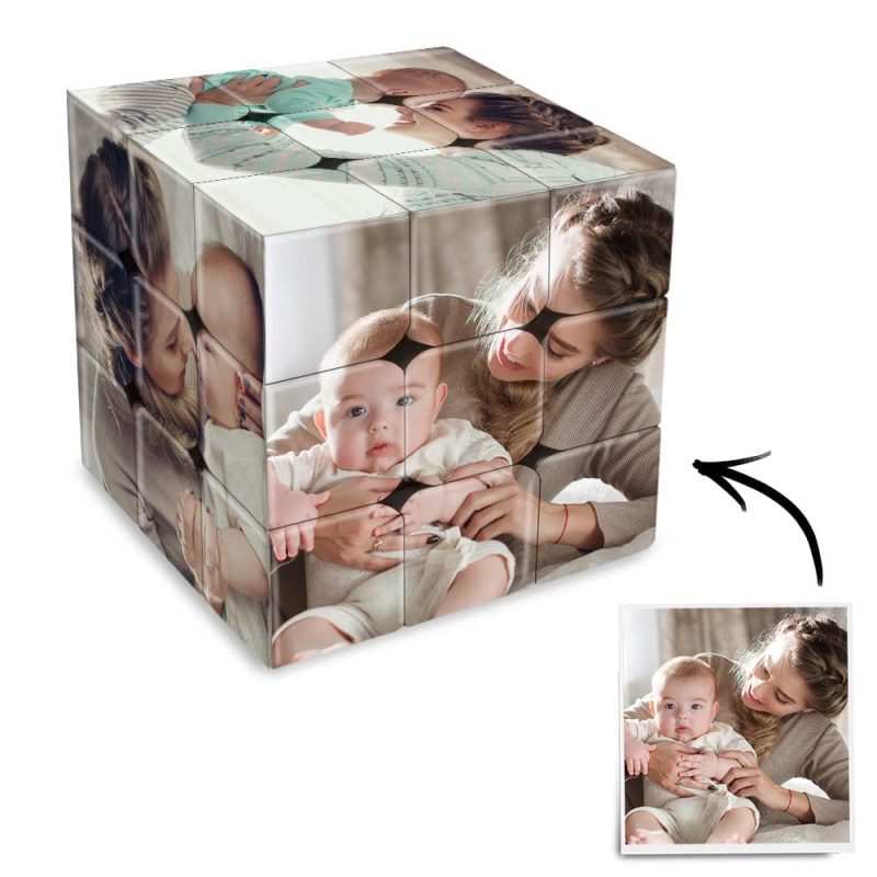 Mother’s Day Gifts Custom Rubic’s Cube Photo Cube Gift For Mom