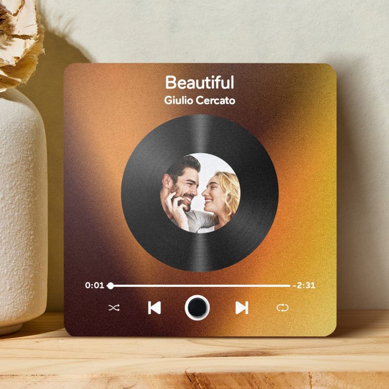 Customized Spotify Album Fridge Magnet Personalized Music Fridge Magnet Can Play Songs With Adjust Volume