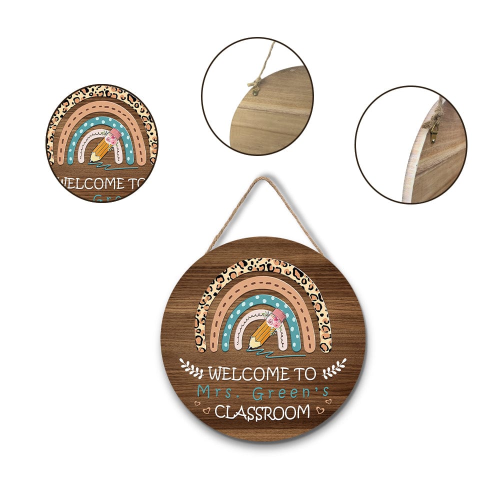 Teacher Appreciation Gifts Personalized Teacher Name Sign for Door - Image 5