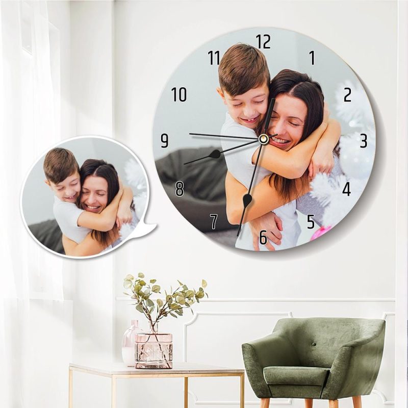 Personalized Wall Clock Mother’s Day Gift for Mom – 25*25cm
