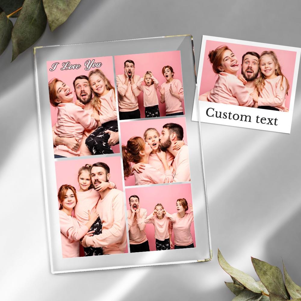 Custom Multi Photo Plaque Personalized Collage Plaque Gifts for Her Acrylic - Image 2