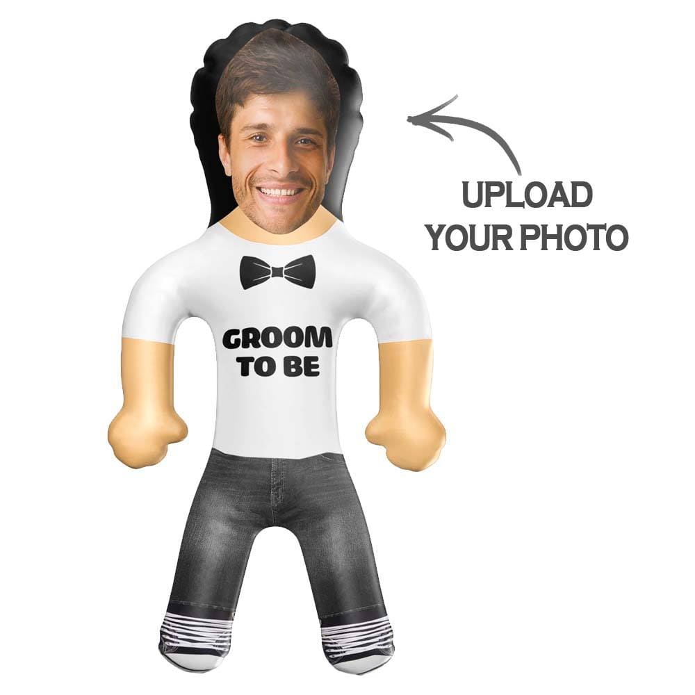 Personalized Groom to Be Blow Up Dolls Custom Funny Inflatable Doll for Wedding Gift - Image 2