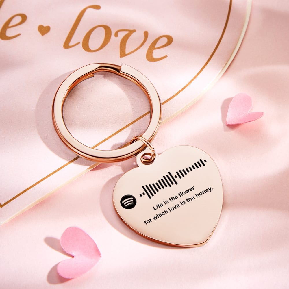 Personalised Keychain With Text Personalised Keychain Gifts for Girlfriend 4 Colors