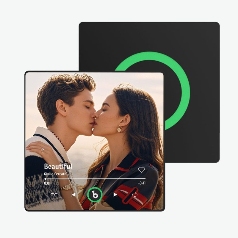 Custom Music Fridge Magnet New Upgrade Colorful Frame Album Fridge Magnet Music Wall Photo Sticker Music Movement That Can Be Played Valentines Day Gift For Couples