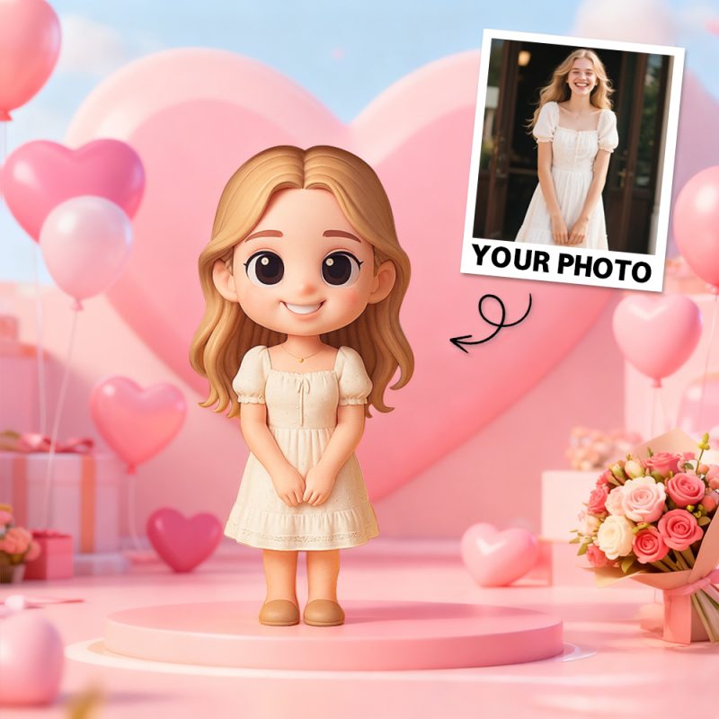 Custom Toy Figure 3D Mini Figures for Mom Personalization Photo Blind Box Gifts Mother’s Day Gifts for Grandma