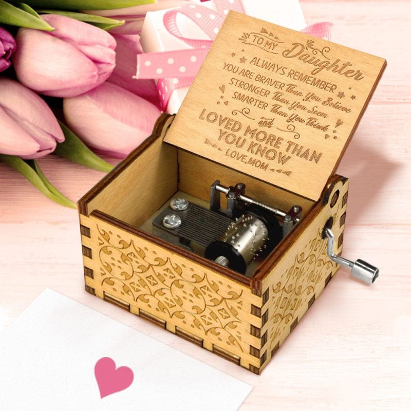 Engraved Musical Box You Are My Sunshine Gift For Granddaughter From Grandma