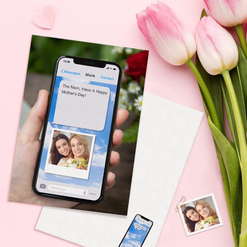 Custom Mother’s Day Greeting Card Personalized Message From Mom Card Funny Gifts For Mom