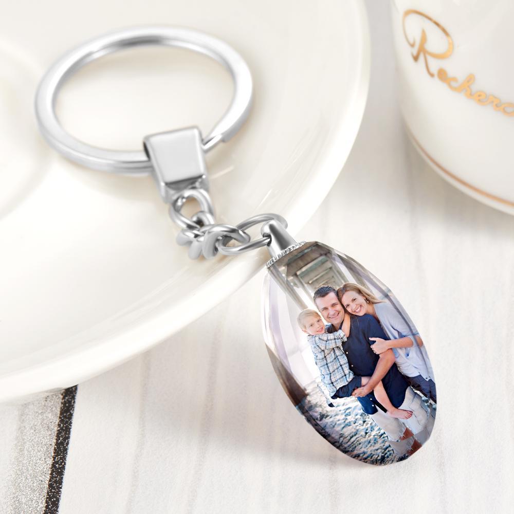 Photo Keychain Crystal Keychain Family Gifts - Image 2