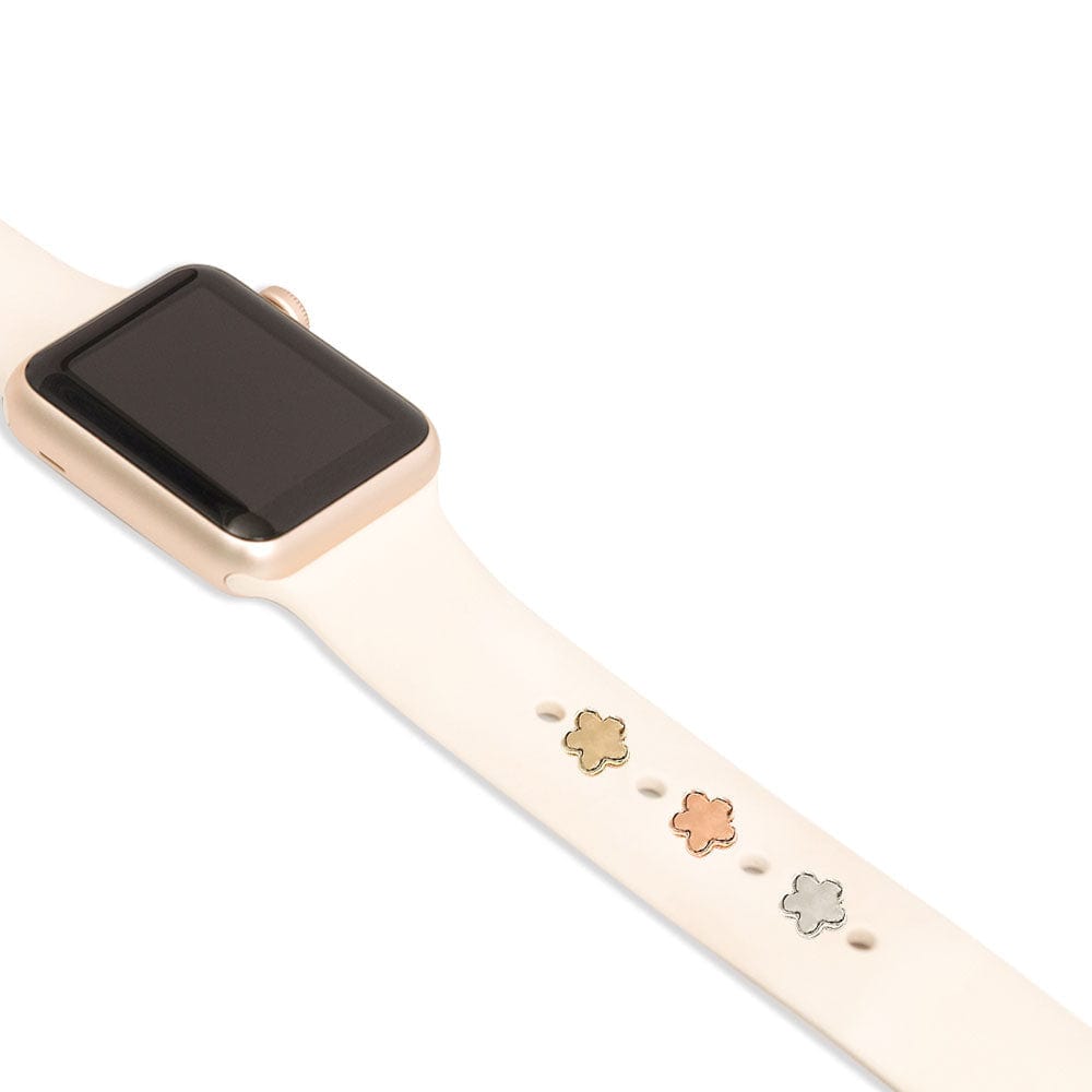 Apple Watch Band Decorative Charms Metal Flower Decorative Rings Loops - Image 2