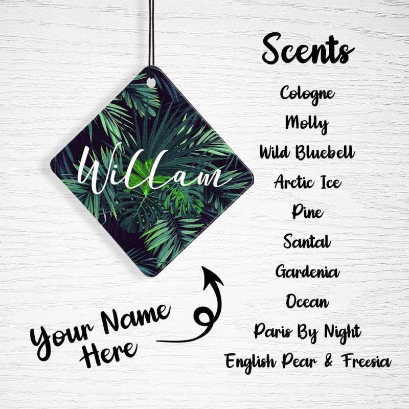 Custom Car Air Fresheners Persoanlized Car Fresheners With Name Gifts for Him 10 Scents