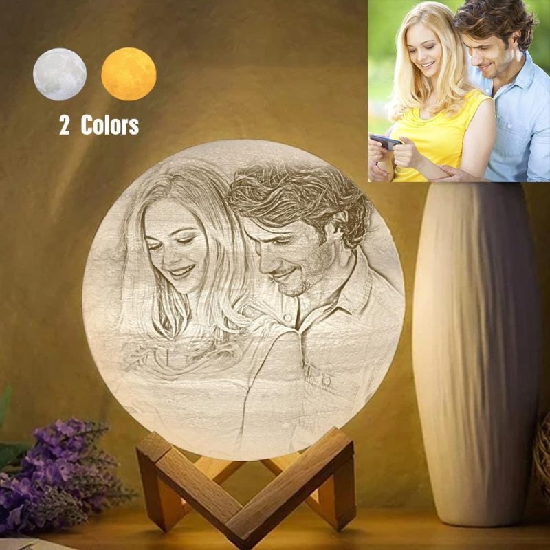 Custom Jupiter Lamp Gift For Girlfriend – Touch Two Colors (10-20cm) Valentines Day Gifts Anniversary Gift