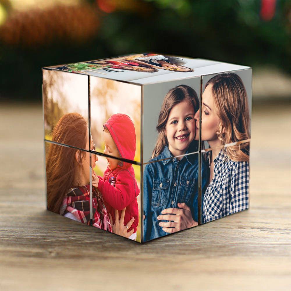 Magic Photo Cube Gift For Mom Flipping Photo Cube - Image 4