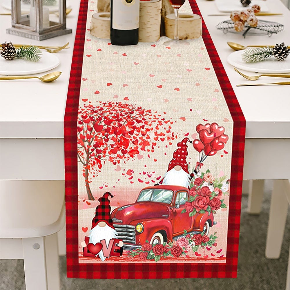 Valentine's Day Table Runner Goblins and Car Valentine's Day Gifts for Her