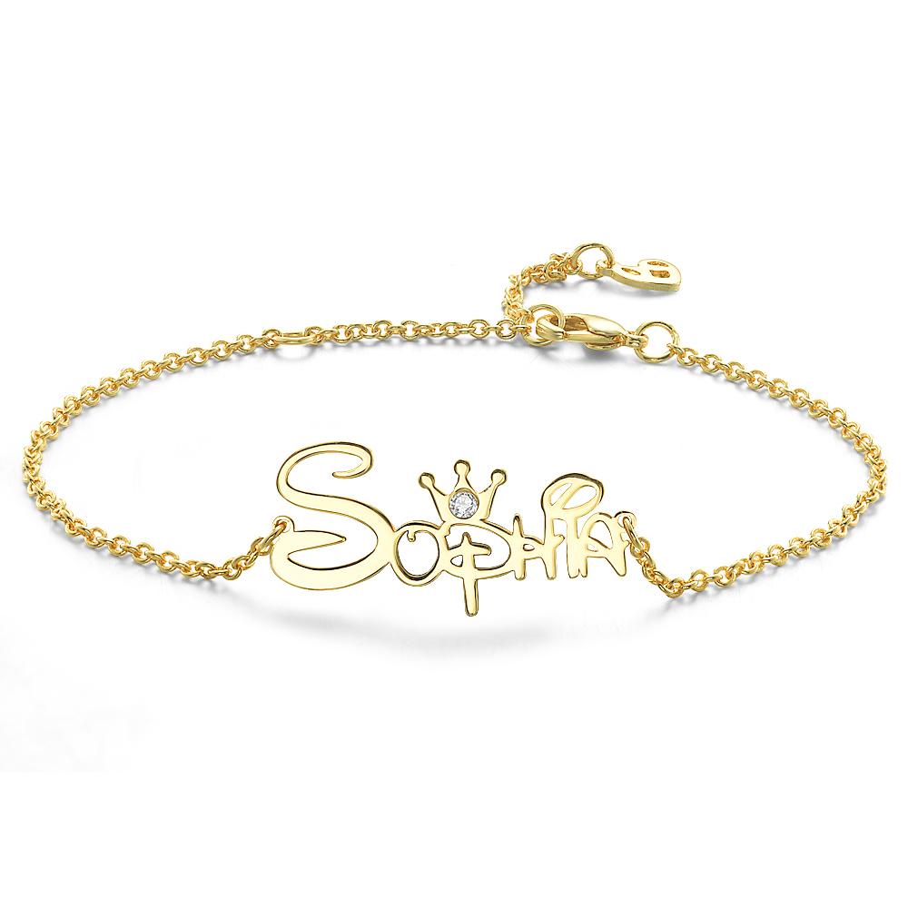 Custom Necklace for Labu Name Necklace Golden Crown Necklace Monster Doll Necklace