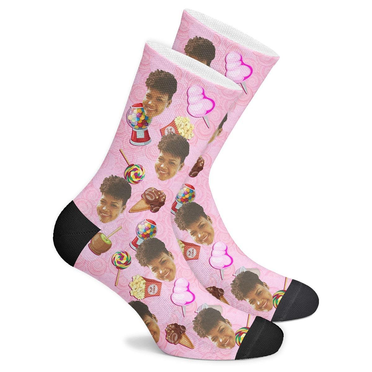 Kid's Gift Face Socks Custom Gift For Girl