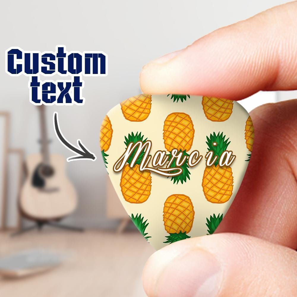 Pineapple Gift Custom Guitar Pick Gift For Boyfriend - 6pcs