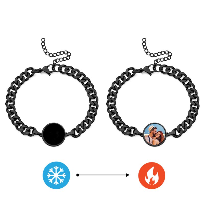 Custom Necklace for Labu Personalized Temperature-Sensitive Photo Necklace Monster Doll Necklace