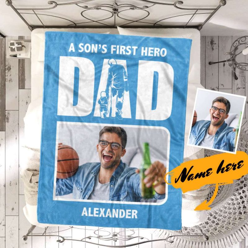 Father’s Day Blankets Custom Blanket Best Fathers Day Gifts Gifts for Dad’s Birthday