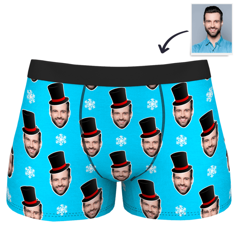 Boyfriend Gift Personalized Face Underwear