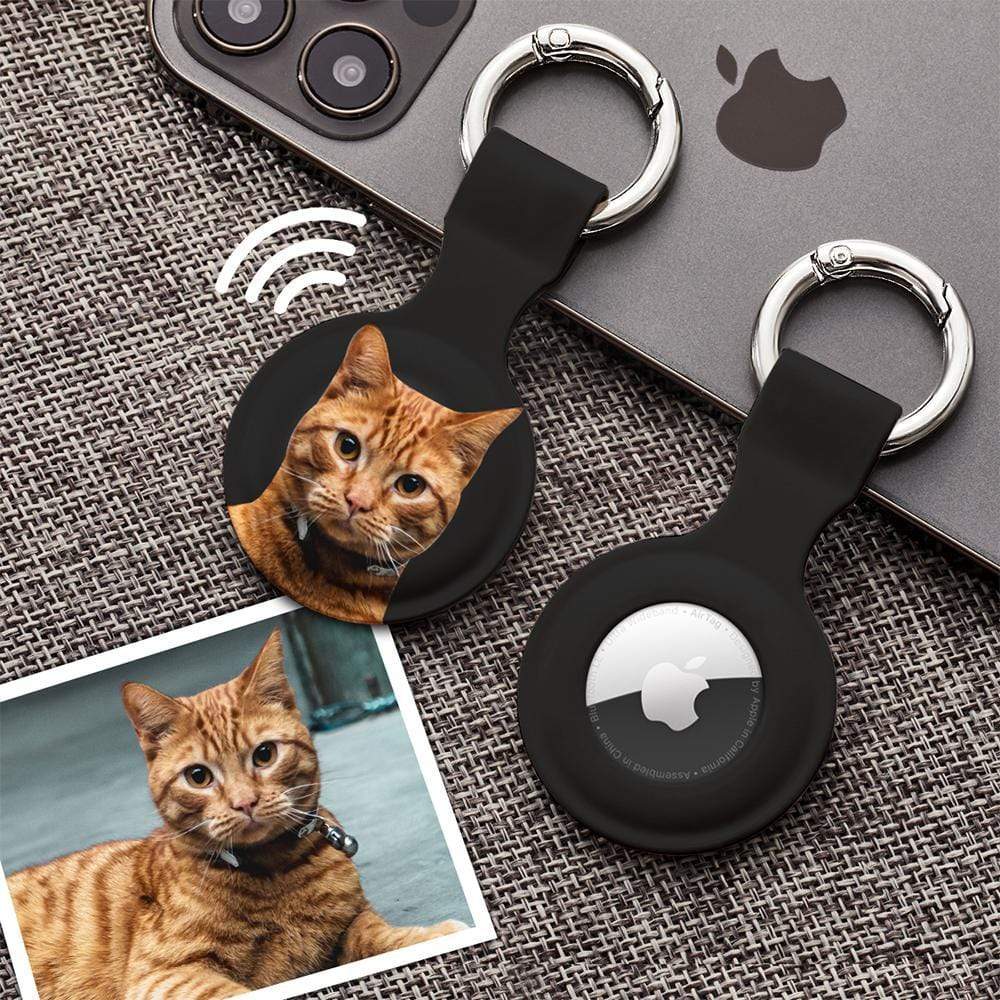 Custom AirTag Cover Personalized AirTag Case Gifts For Cat Lovers Personalized Pet Tag Case