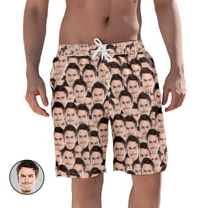 Custom Face Swim Trunk Summer Men’s Beach Trunks