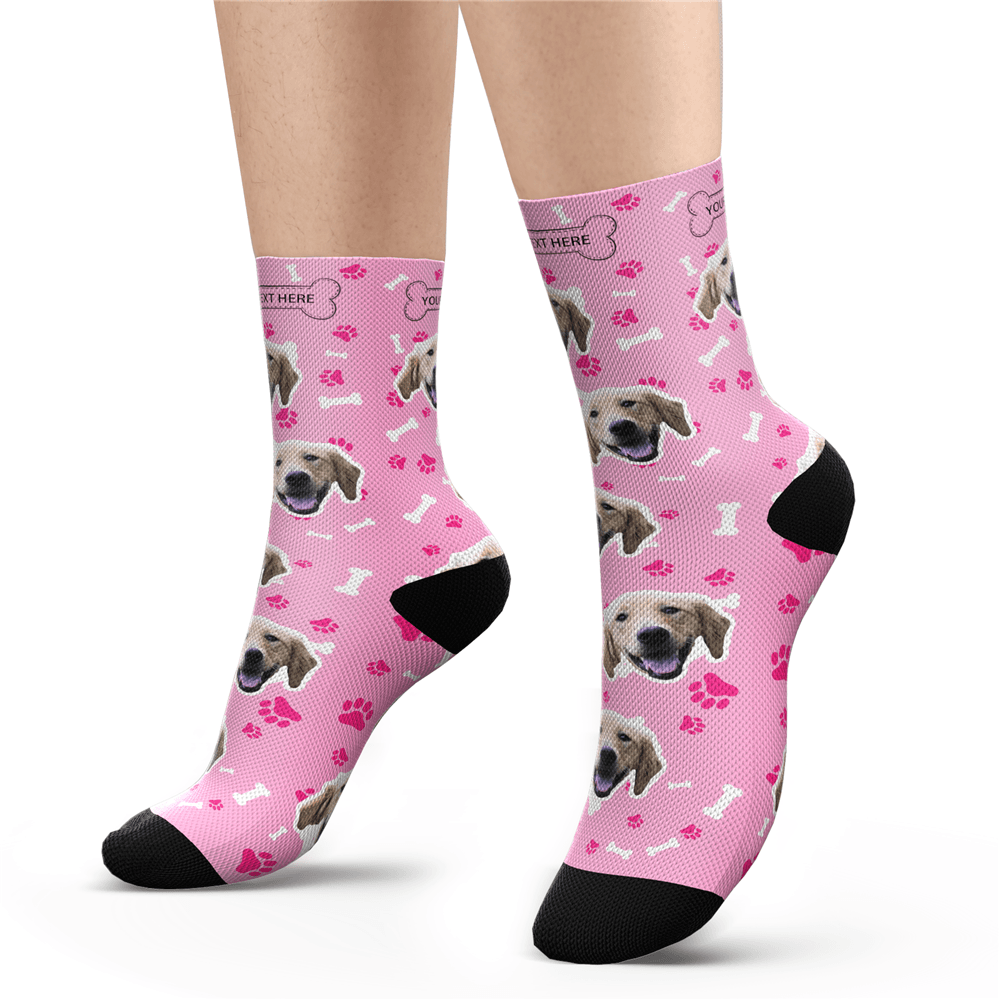 Dog Face Socks Personalized Socks Dog Mom Gifts - 8 Colors - Image 2