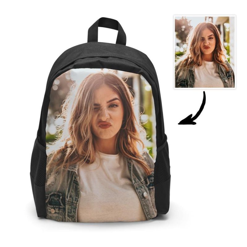 Custom Backpack With Photo Back To School Gift
