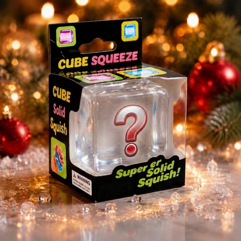 Christmas Ice Cube Blind  Box Squishy Toy