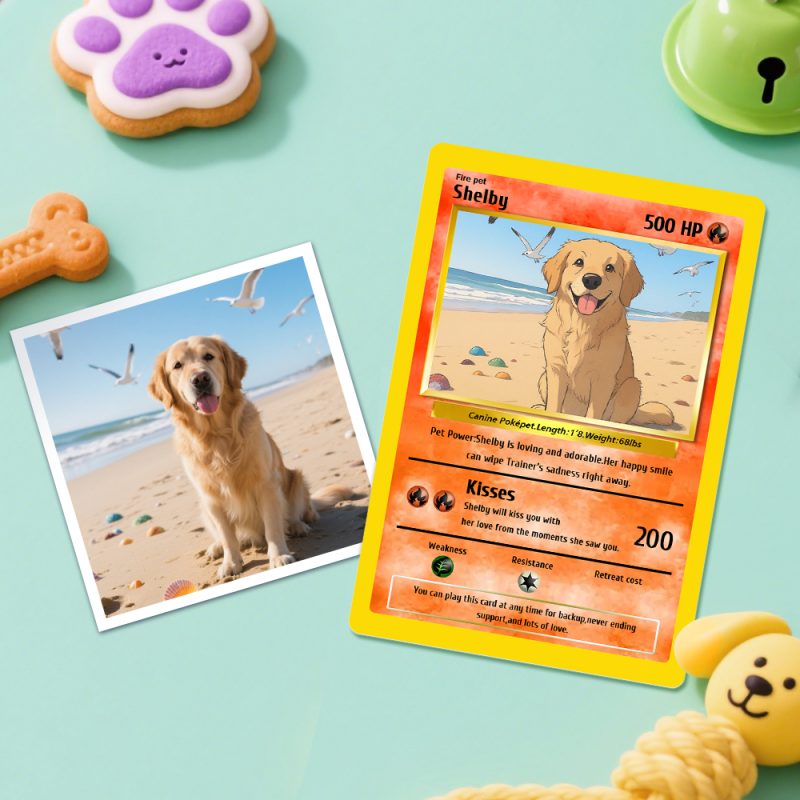 Custom Anime Pet Card Personalized Love Gift for Anniversary, Valentine’s Day or Birthday
