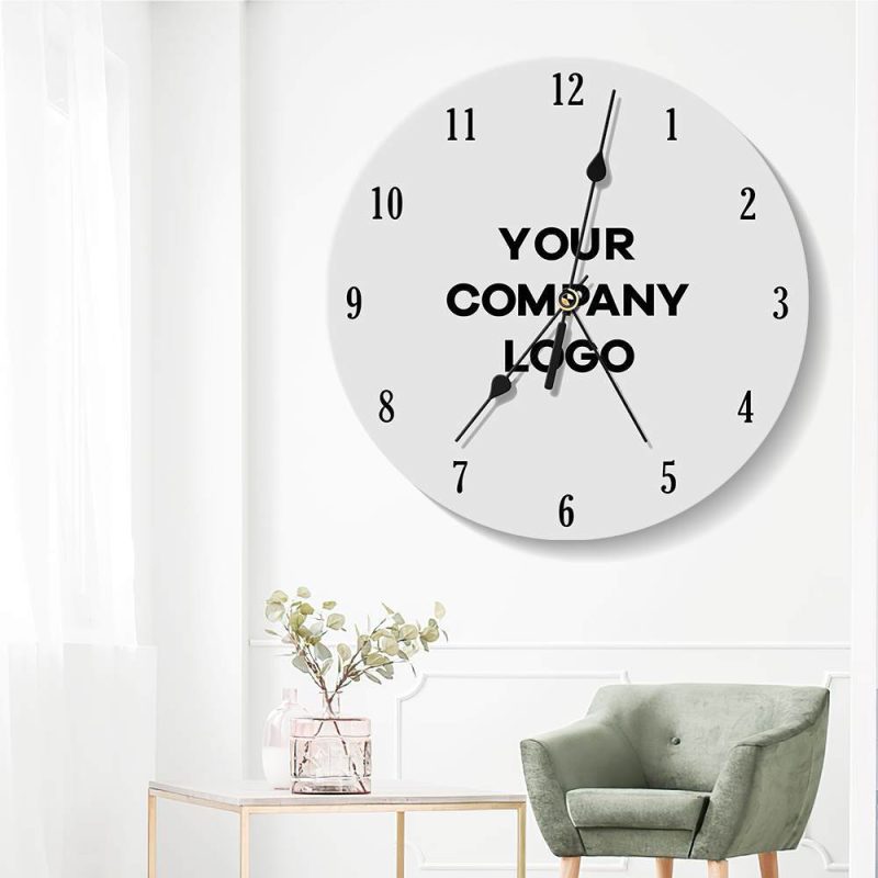 Custom Photo Clock Business Gift Custom Clock Gifts For Office 25*25cm