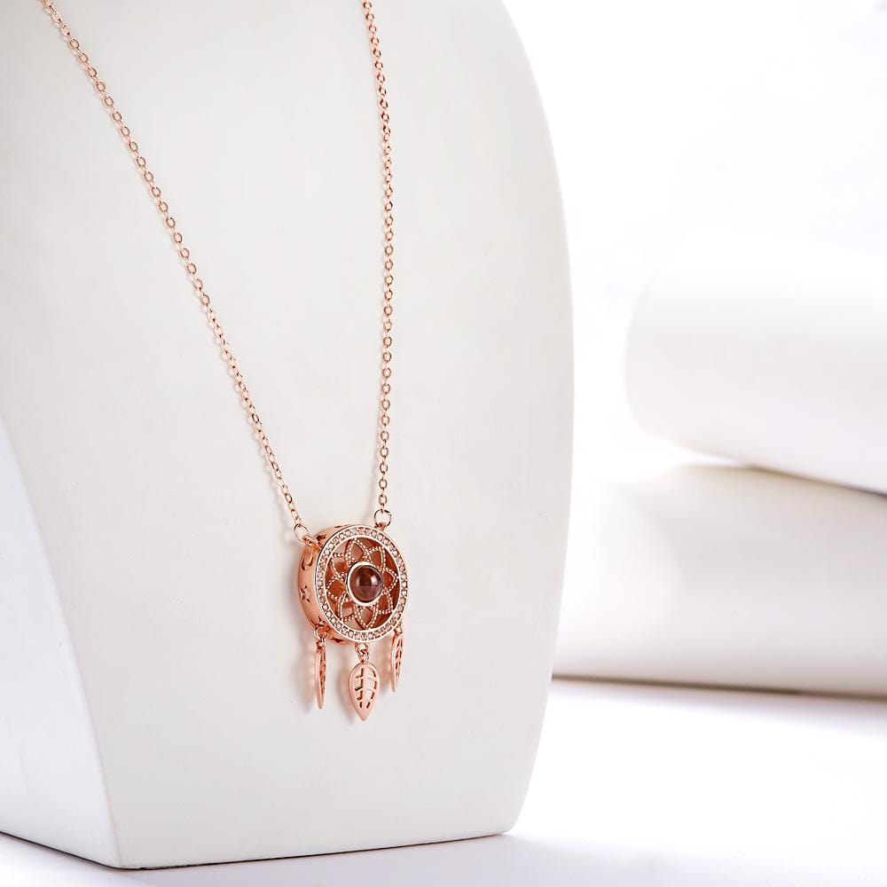 Custom Projection Necklace Custom Photo Necklace Gift For Her - Image 2