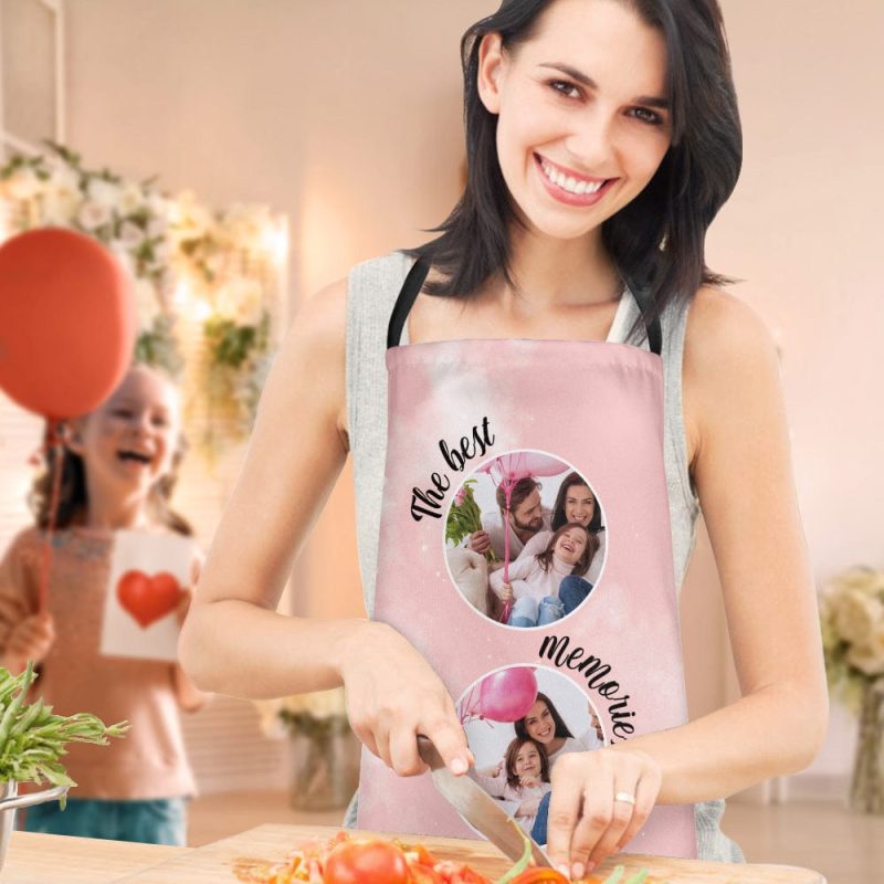 Mother’s Day Apron Custom Aprons with Pictures Gifts for Mom