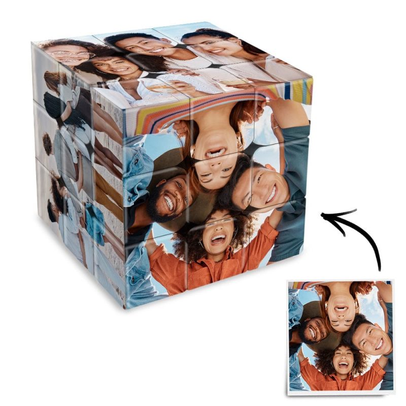 Personalized Photo Cube Custom Rubic’s Cube Photo Cube Gift For Friends