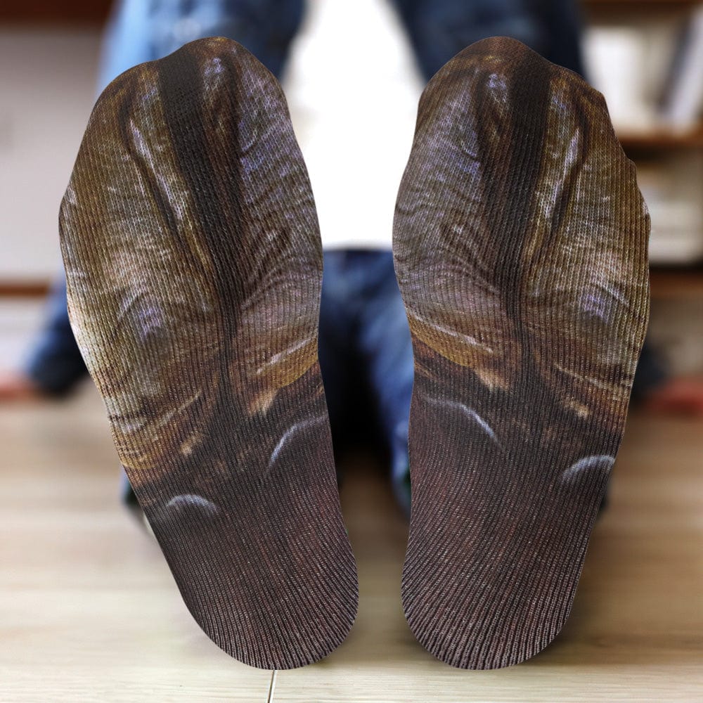 Funny 3D Print Animal Socks Feet Socks Funny Socks Gifts - Cattle Feet - Image 2