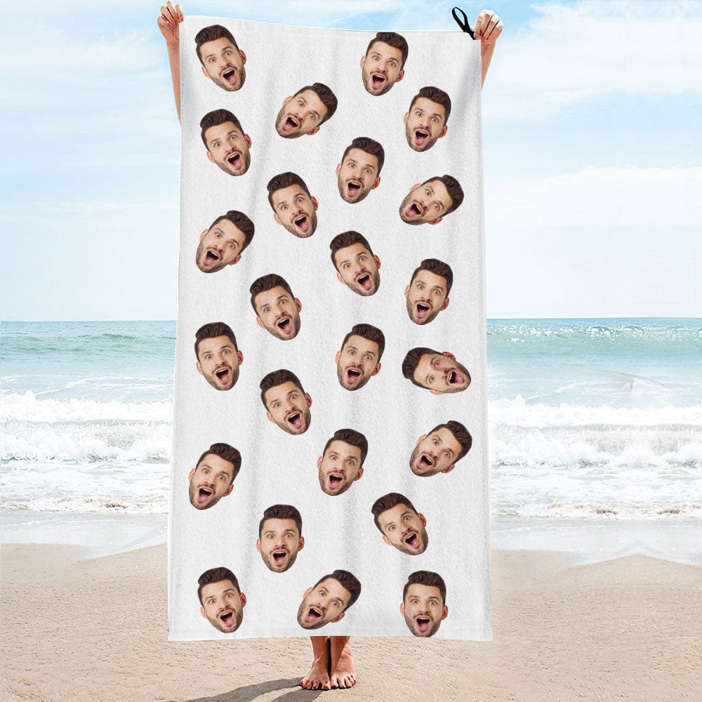 Custom Printed Towels Personalized Photo Towel Funny Gift For Men