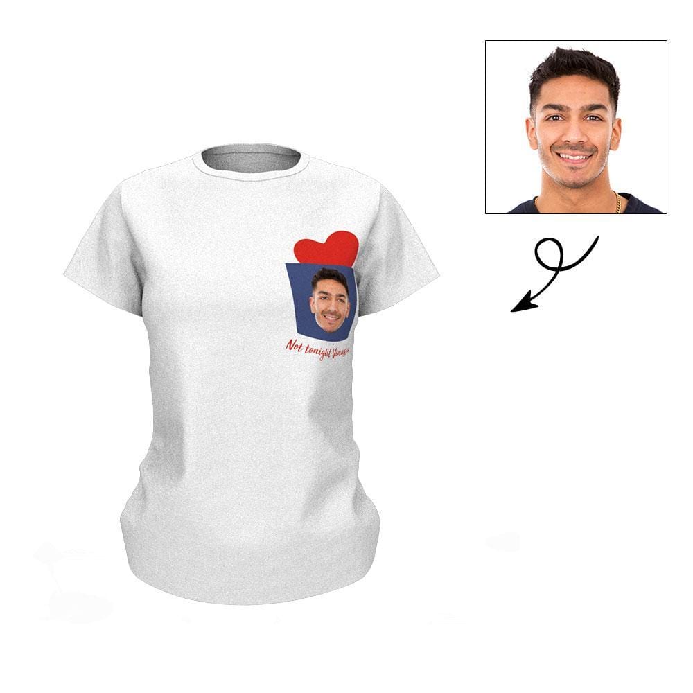 Face T-shirt Custom Shirt Long-distance Relationship Gift - Image 2