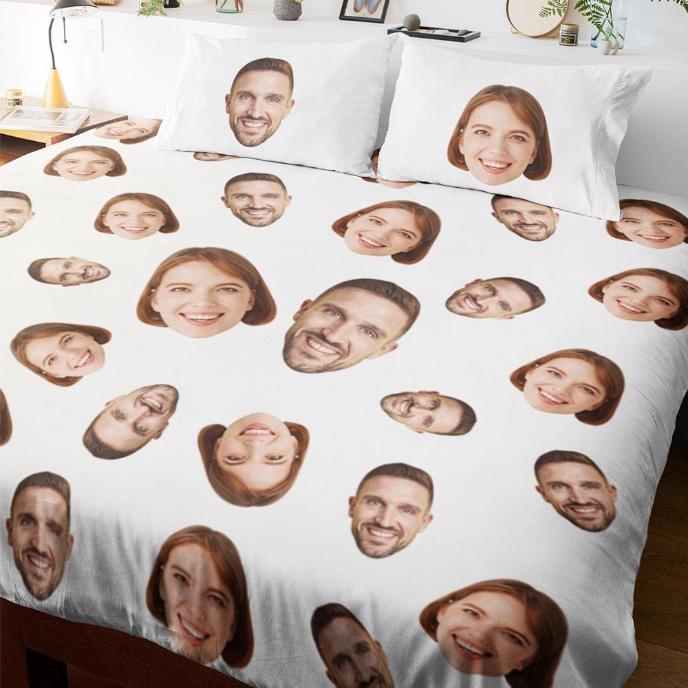 Custom Double Bedding Set Duvet Cover Personalized Family Gifts - Image 2