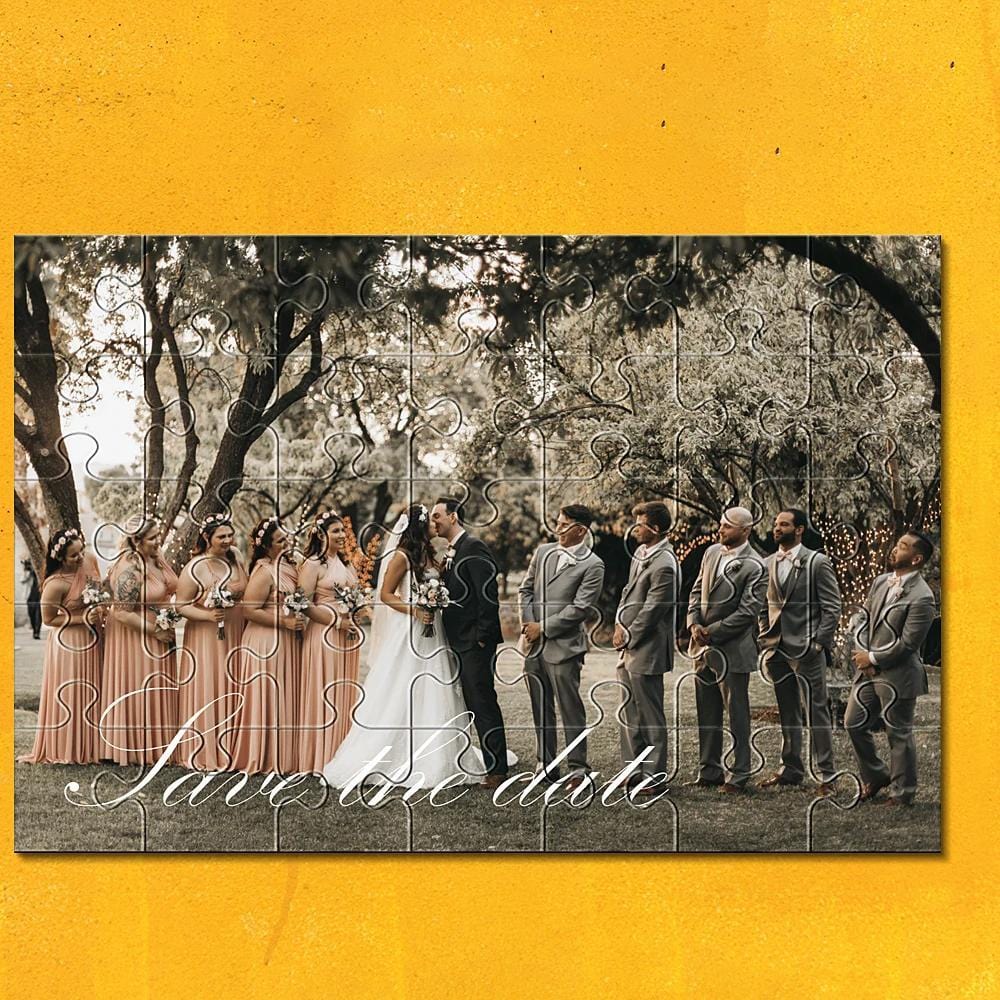 Personalized Jigsaw Puzzle Wedding Anniversary Gift - Image 2