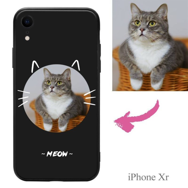 iPhoneXr Custom Cat Photo Protective Phone Case