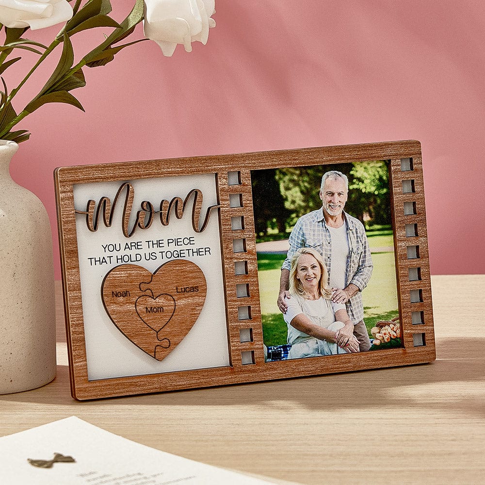 Personalized Puzzle Plaque You Are the Piece That Holds Us Together Signs Gifts for Mom or Grandma - Image 2