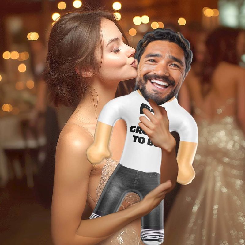 Custom Blow Up Dolls Personalized Groom to Be Blow Up Dolls Custom Funny Inflatable Doll for Wedding Gift