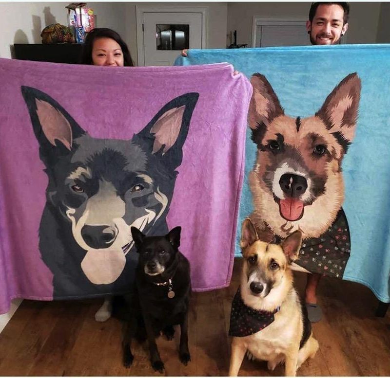 Custom Blanket Gifts For Dog Lovers