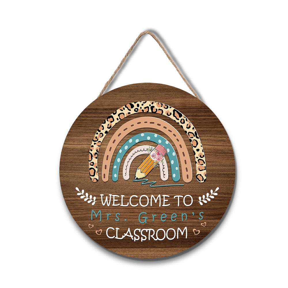Teacher Appreciation Gifts Personalized Teacher Name Sign for Door - Image 4
