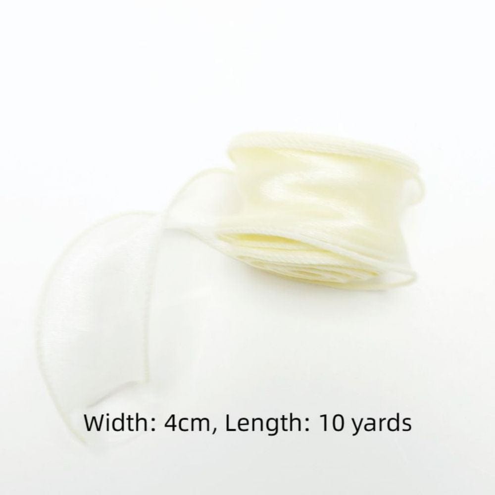 Craft Fabric Ribbon for Gift Wrapping Floral Bouquets Wedding Party Decoration - Image 4