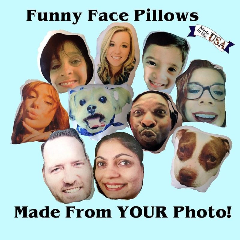 Face Pillow 3D Portrait Pillow Gift For Him