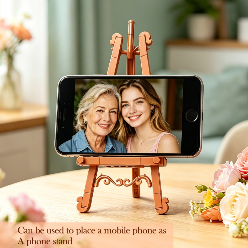 Custom Photo Building Block Display Stand With Decorative Flower Bricks Personalized Diy Couple Gift Handmade Keepsake 6