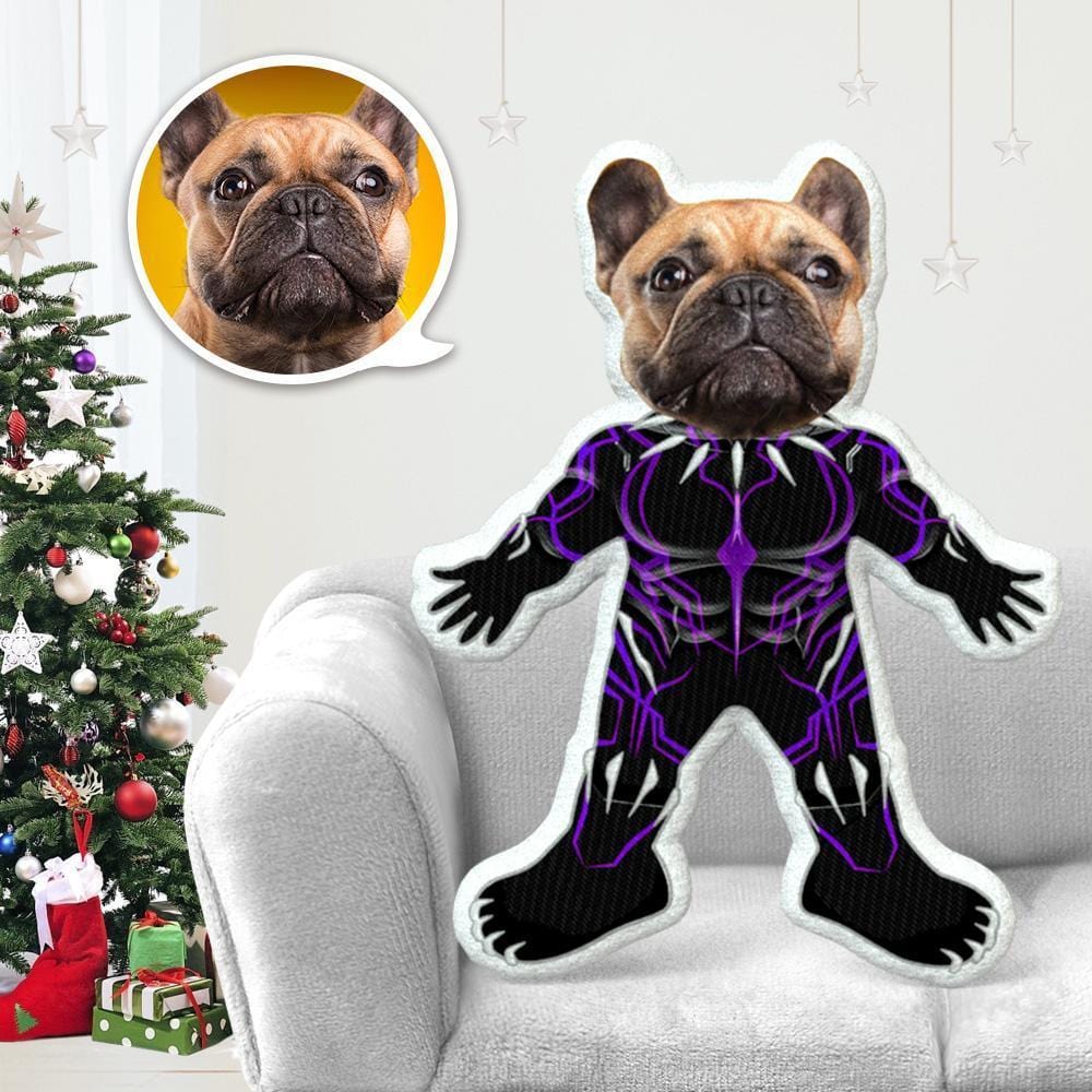 Pillow Pet Photo Pillow Gifts for Dog Lovers Black Panther Costume Christmas Gifts